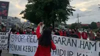 LBH Makassar mencatat kasus kekerasan terhadap perempuan merupakan kasus tertinggi terjadi di Sulsel sepanjang tahun 2021. (Instagram LBH Makassar)