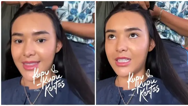 6 Potret Amanda Manopo di Persiapan Film Kupu Kupu Kertas, Dituding Oplas karena Berbeda