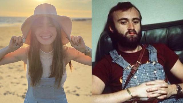 Lily Collins bandingkan diri dengan sang ayah, Phil Collins