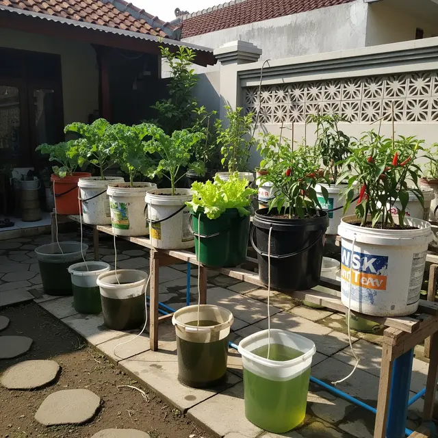 9 Desain Kebun Sayur Hidroponik Ember Sederhana Modal Kecil, Solusi Lahan Terbatas