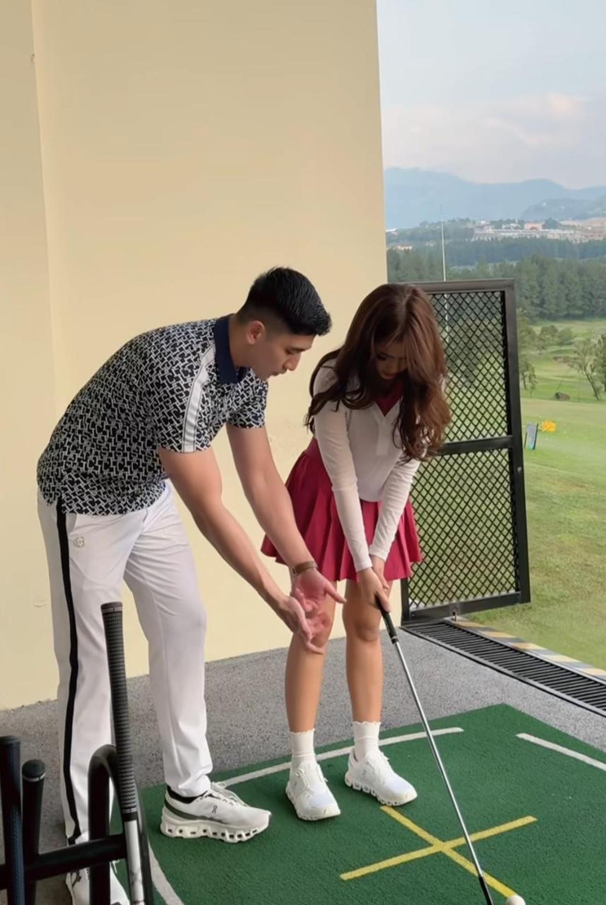 5 Potret Kebersamaan Verrell dan Fuji di Lapangan Golf, Netizen Semakin Terbawa Perasaan