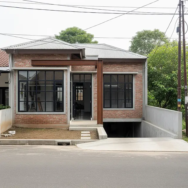 9 Desain Rumah 1 Lantai Ada Basement untuk Parkir, Solusi Optimalisasi Lahan