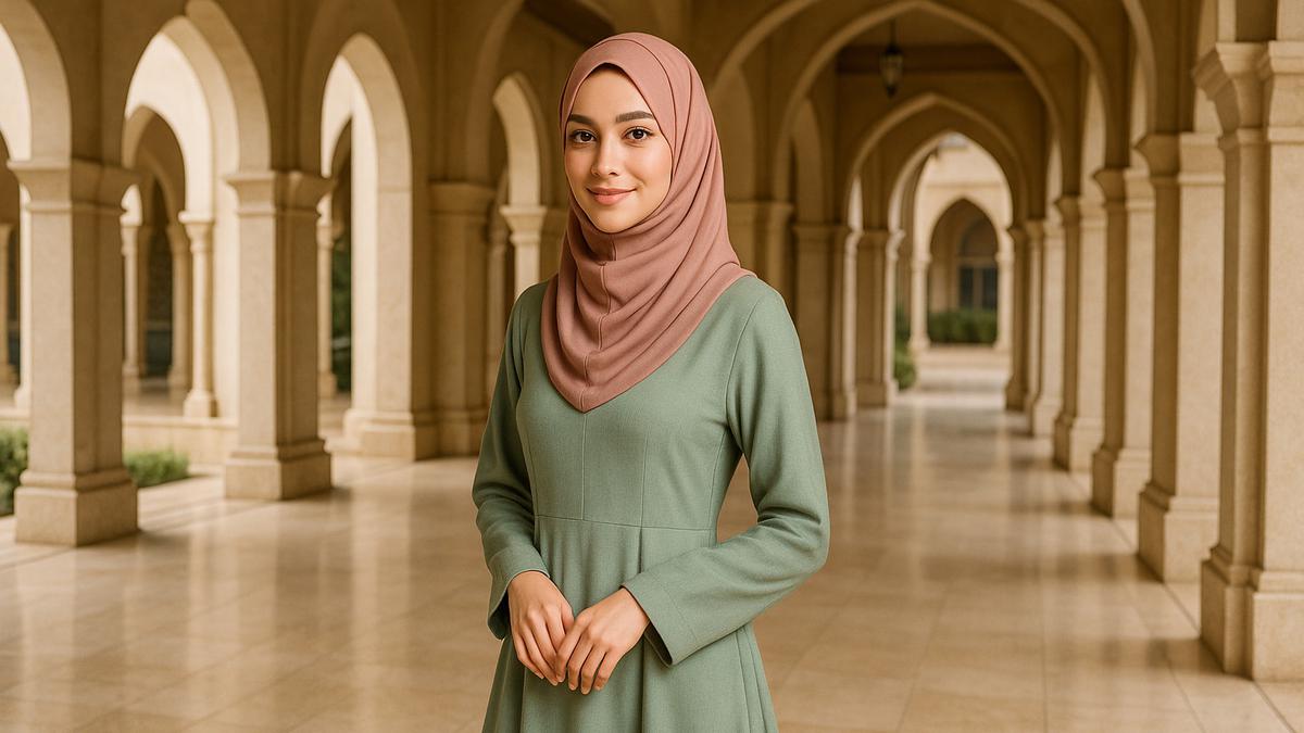 10 Pilihan Warna Jilbab yang Cocok dengan Gamis Sage Green