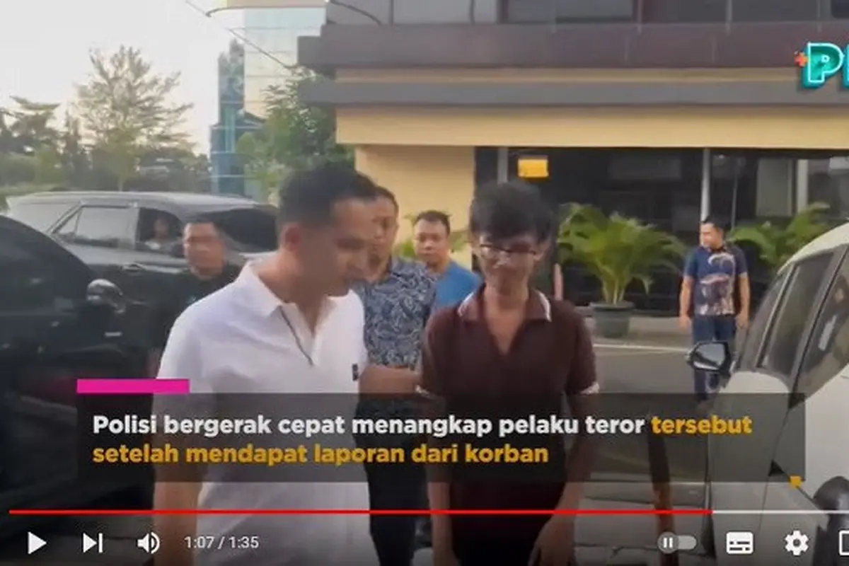 Adi Pradita, terduga pelaku teror pelecehan seksual kepada NRS, wanita asal Surabaya Selatan yang sudah berlangsung selama 10 tahun. (YouTube KapanLagiDotCom)