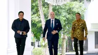 Menteri BUMN Erick Thohir mempertemukan Presiden FIFA Gianni Ifantino dengan Jokowi