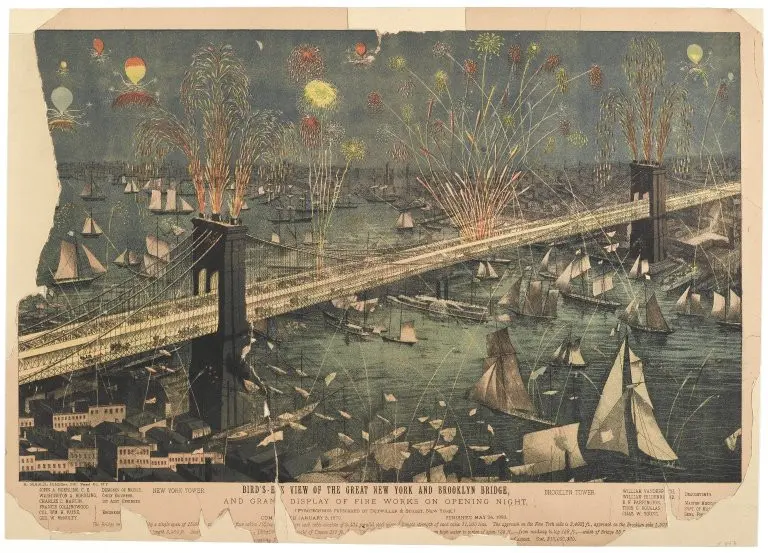 Tragedi pernah terjadi di Jembatan Brooklyn, Amerika Serikat (Wikipedia/Public Domain)