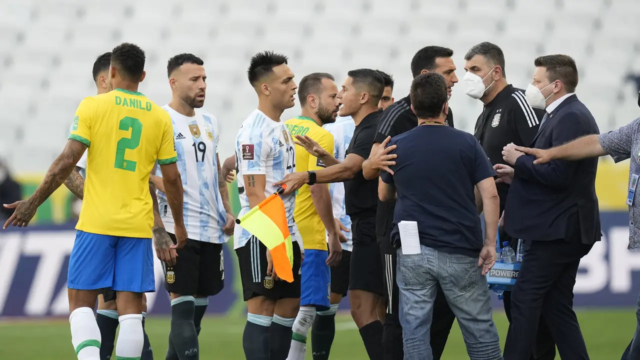 Pertandingan Brasil Vs Argentina Dihentikan Otoritas Kesehatan