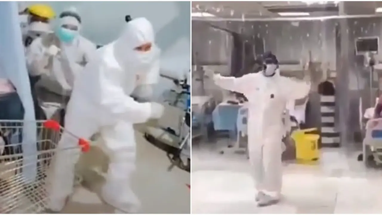 Tenaga medis bermain TikTok