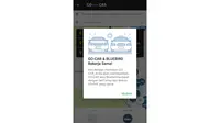 Taksi BlueBird sudah bisa dipesan melalui aplikasi Go-Jek (Screenshot aplikasi Go-Jek)