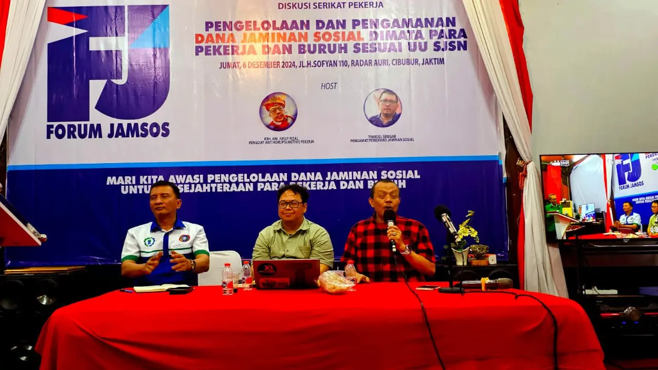 Forum Jamsos Minta Pengelolaan Dana Jamsos Pekerja Tetap Sesuai UU