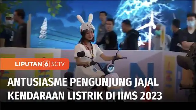 Minat masyarakat terhadap kendaraan listrik terus meningkat. Hal ini terlihat dari tingginya animo masyarakat untuk menjajal kendaraan listrik di ajang Indonesia International Motor Show (IIMS) 2023.