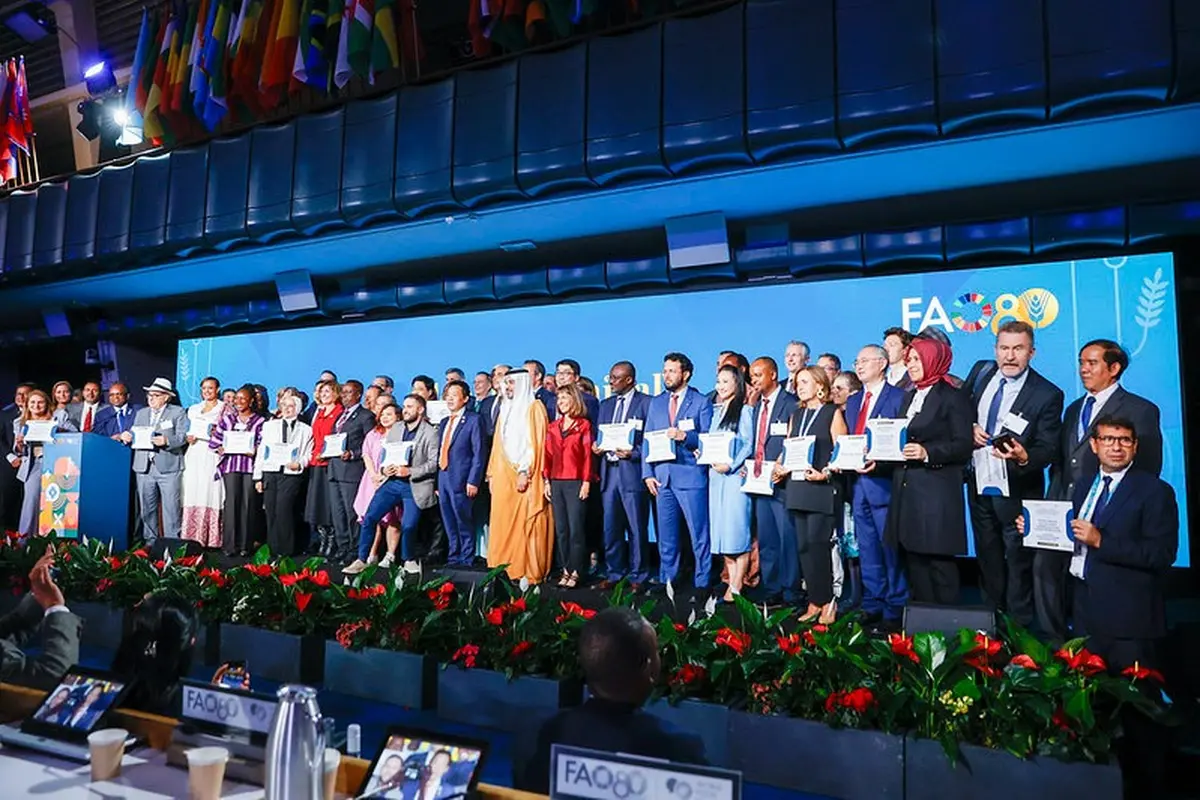 Indonesia menerima penghargaan dari Food and Agriculture Organization (FAO)