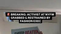 NYFW 2027, Aksi Protes Aktivis PETA di Runway COS Picu Adu Fisik