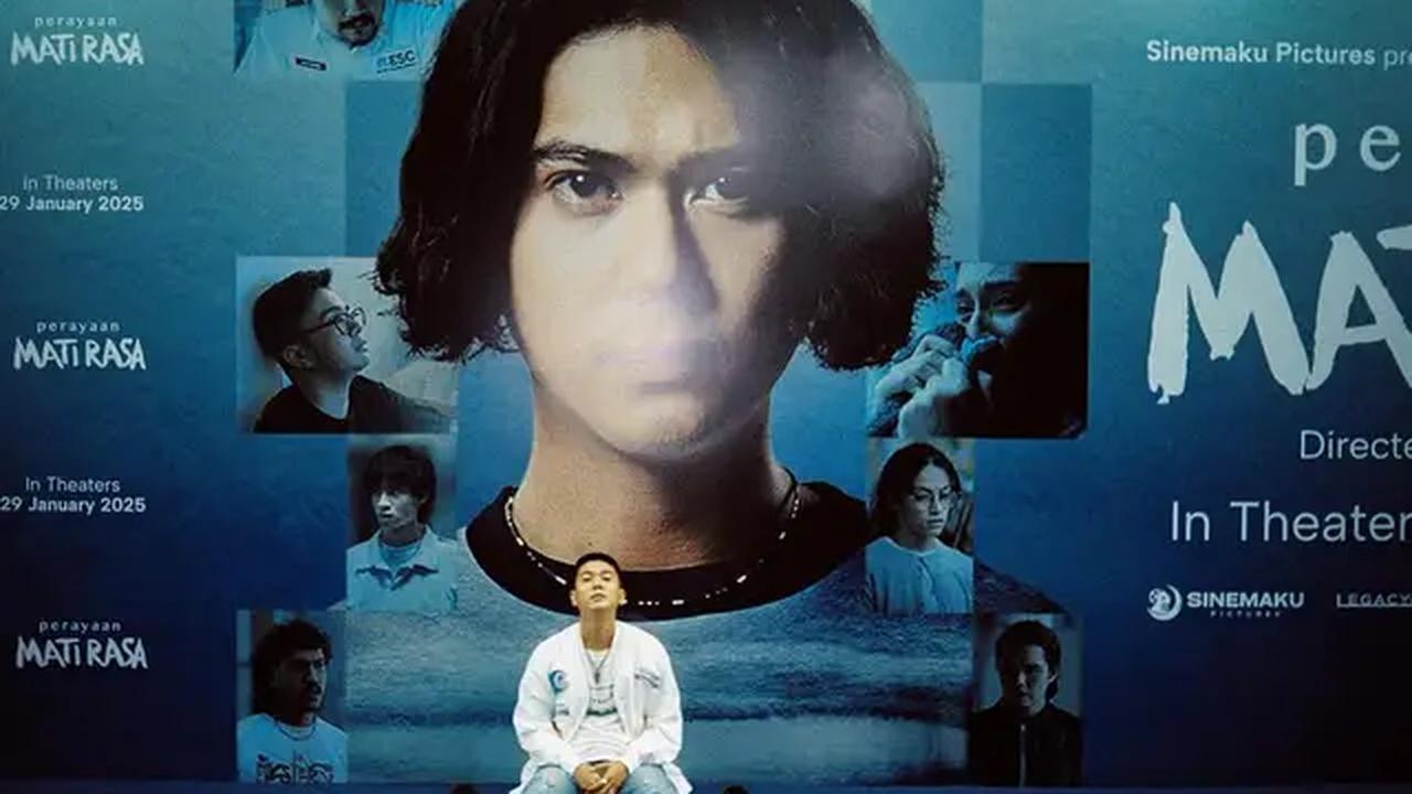 Potret Iqbaal Ramadhan di Promo Film Perayaan Mati Rasa (Sumber: Instagram/iqbaal.e)