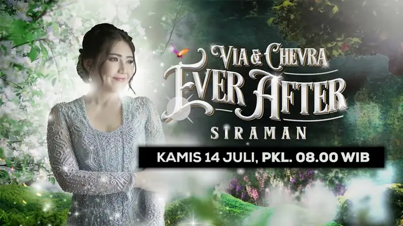 Rangkaian Acara Pernikahan Via & Chevra: Ever After Prosesi Siraman