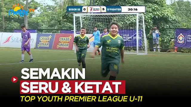 Berita video Top Youth Premier League U-11 semakin seru dan ketat, terutama dalam persaingan di papan atas klasemen.
