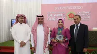 Anna Mariana saat jumpa pers International Islamic Fair (IIIF) 2019