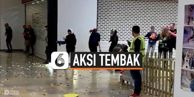 VIDEO: Aksi Tembak-Tembakan di Mal, Bikin Pengunjung Shock