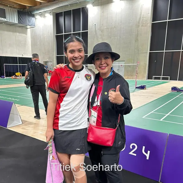 7 Potret Kebersamaan Titiek Soeharto Bareng Atlet Peraih Medali Olimpiade Paris 2024
