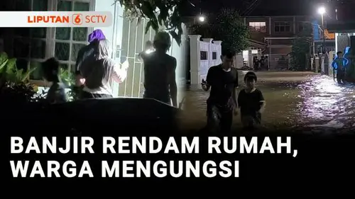 VIDEO: Banjir Satu Meter Rendam Ratusan Rumah di Padangsidimpuan