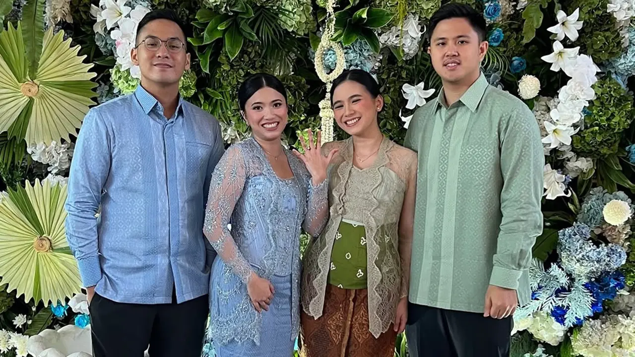5 Potret Kebaya Ashilla Zee di Lamaran Shanindya, Menawan Dampingi Sang Adik