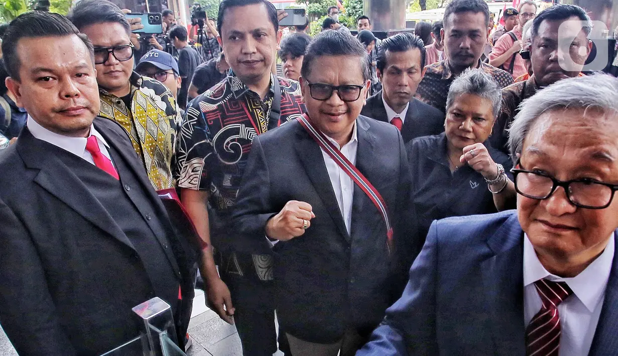 Hari ini, Kamis (20/2/2025), Sekretaris Jenderal PDI Perjuangan Hasto Kristiyanto kembali memenuhi panggilan penyidik Komisi Pemberantasan Korupsi (KPK) untuk diperiksa sebagai tersangka. (Liputan6.com/Angga Yuniar)