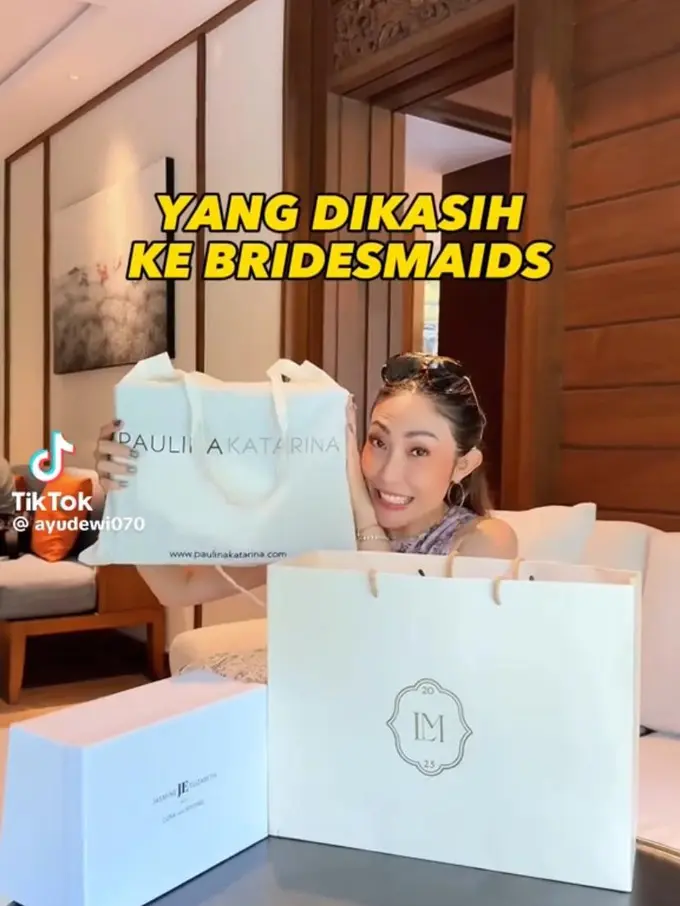 Potret Isi Hampers Mewah Bridesmaid dan Groomsmen Luna Maya-Maxime Bouttier, dari Paket Treatment hingga Parfum YSL Libre Rp2,9 Juta