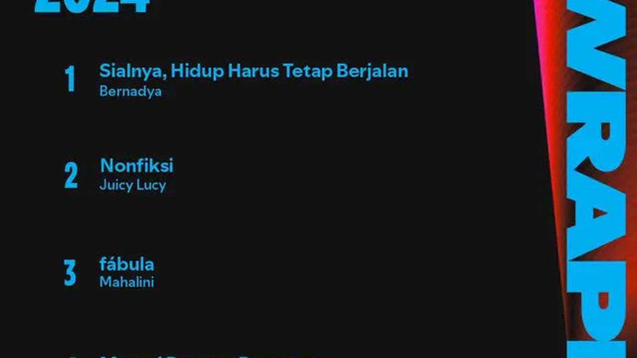Bernadya Jadi Artis Indonesia Teratas 2024 di Spotify, Lagu dan Albumnya Juga Raih Posisi Puncak
