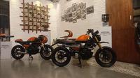 Tampilan Keren Motor Kustrom TVS Ronin Pakai Aksesori DM Work (ist)