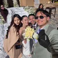 Pasangan Artis Hadiri Kondangan di Maroko dengan Gaya Stunning  seperti Mahalini dan Rizky Febian. [@mahaliniraharja]