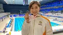 Rikako Ikee adalah atlet renang yang sempat didiagnosis menderita Leukemia pada tahun 2018. Setelah lama dirawat di rumah sakit, ia mewakili negaranya di Olimpiade Tokyo 2020. Foto: Instagram Rikako Ikee.