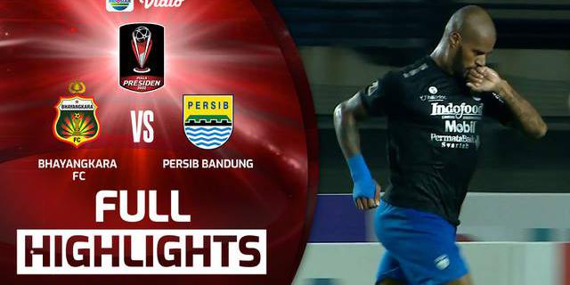 VIDEO: Highlights Piala Presiden 2022, Gol Tunggal David Da Silva Bawa Persib Bandung Kalahkan Bhayangkara FC