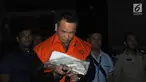 Jaksa Kejaksaan Negeri Yogyakarta Eka Safitra usai menjalani pemeriksaan 1x24 jam pascaterjaring OTT, Gedung KPK, Jakarta, Selasa (20/8/2019). Eka ditetapkan sebagai tersangka dugaan suap lelang proyek pada Dinas PUPKP Kota Yogyakarta TA 2019. (merdeka.com/Dwi Narwoko)