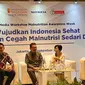 Diskusi dalam acara Pekan Sadar Nutrisi di kawasan Menteng, Jakarta Pusat, Selasa (17/9/2024).