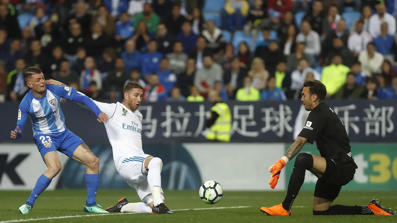 Malaga, Real Madrid, La LIga Santander