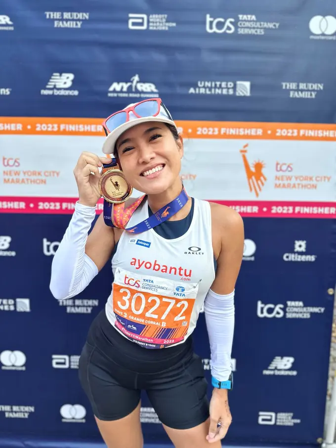Cerita Founder AyoBantu Sukses Taklukan Maraton 41 KM di New York, Bawa Misi Sosial