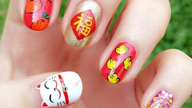Nail Art Imlek 21