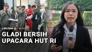 Gladi Bersih Upacara HUT ke-81 RI