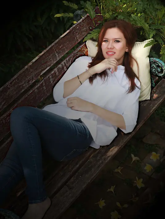 Dalam bidang seni suara, Michelle Joan punya mimpi besar untuk berduet dengan Glenn Fredly. (Fathan Rangkuti/Bintang.com)