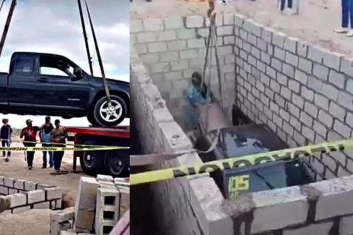 pria dikuburkan bersama mobil