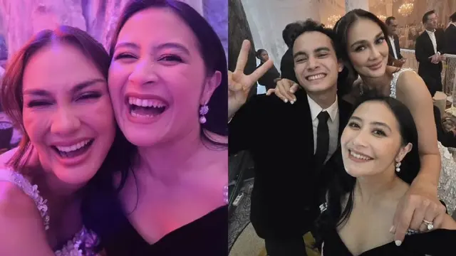 Prilly Latuconsina Hadir Resepsi Pernikahan Luna Maya dan Maxime. [@prillylatuconsina96]