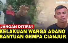VIDEO: Pria Adang Bantuan Gempa Cianjur: Perbuatan Itu Salah, Jangan Contoh Kami!