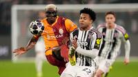 Pertandingan leg 2 play off Liga Champions 2025/2026 antara Juventus melawan Galatasaray pada Selasa (25/02/2026) waktu setempat, sarat akan drama. (AP Photo/LaPresse/Fabio Ferrari)