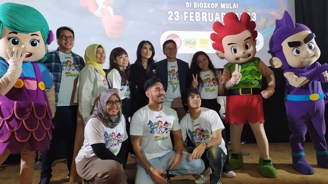 Film Kiko in the Deep Sea melakukan gala premier di XXI Kota Kasablanka, Kamis (16/2/2023).