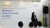 Workshop Financial Planning & Life Insurance 101 - Kickstart Your Financial in 2022, Selasa, 14 Desember 2021.