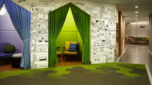 Desain Interior Kantor Gojek