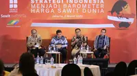 Seminar bertajuk “Strategi Indonesia Menjadi Barometer Harga Sawit Dunia” di Jakarta, Kamis (2/02/2023). Holding Perkebunan Nusantara mendukung pembentukan bursa berjangka CPO.