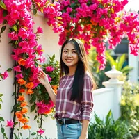 bougenville adalah ©Ilustrasi dibuat Stable Diffusion