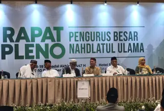Rapat Pleno Penetapan Pj Ketum PBNU (Nur Habibie/Merdeka.com)