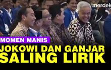 VIDEO: Momen Manis Jokowi & Ganjar Saling Lirik Dengar Ucapan Zulhas